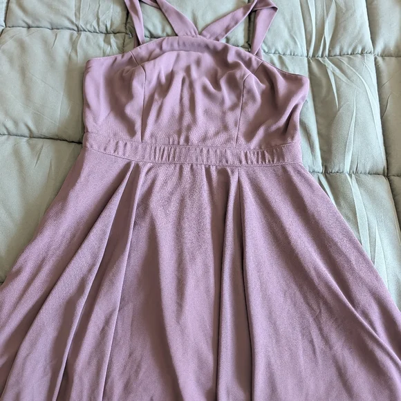 Lulu's Deep Purple Sleeveless Dress - Picture 1 of 3